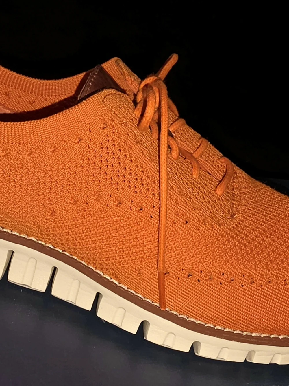 Men's Cole Haan Zerogrand Stretchlite Oxford - Orange Size 9.5M